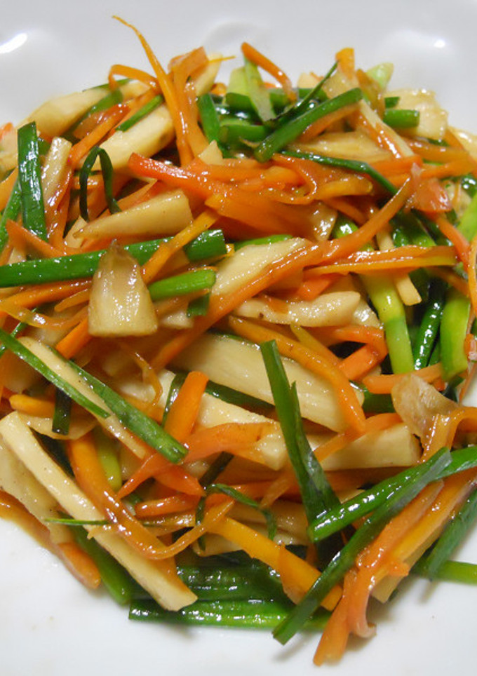 旬! 大蒜花芽の野菜炒め-レシピのメイン写真