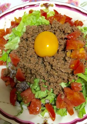 簡単な低カロリー沖縄タコライス-レシピのメイン写真