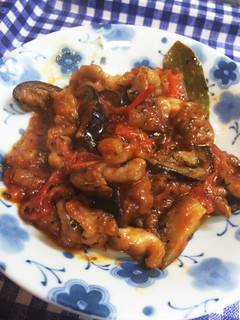 豚コマとナスのトマト炒め-レシピのメイン写真