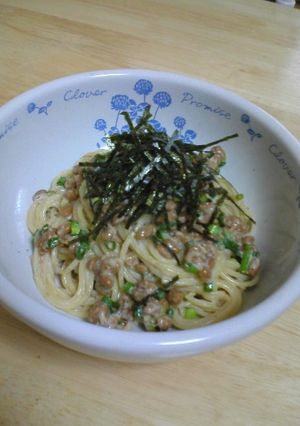 まぜるだけ納豆パスタ-レシピのメイン写真