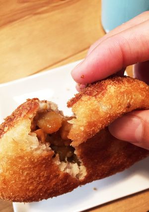 残り物カレーでさくさくカレーパン-レシピのメイン写真