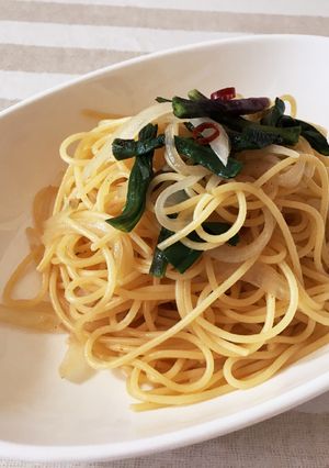 行者ニンニクのペペロンチーノ風-レシピのメイン写真