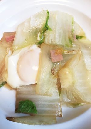 トロトロ白菜の巣ごもり卵-レシピのメイン写真