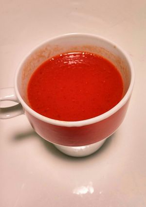ホットトマトオリーブオイル(ダイエット)-レシピのメイン写真
