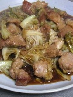豚バラ肉と春キャベツのウスターソース煮-レシピのメイン写真