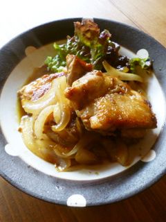 鶏と新玉のカレー照り焼き♪-レシピのメイン写真