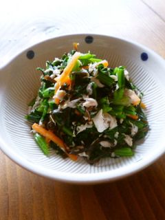 ほうれん草となまり節の塩こんぶ和え♪-レシピのメイン写真