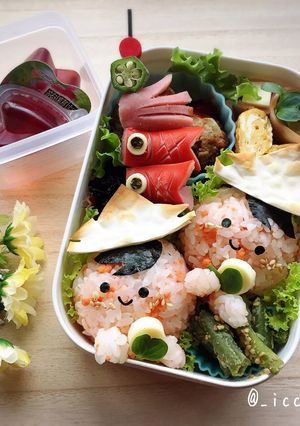こどもの日のお弁当-レシピのメイン写真