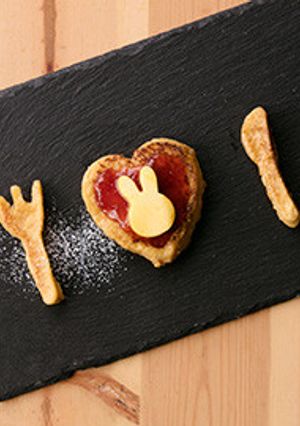 ハートのフレンチトースト-レシピのメイン写真
