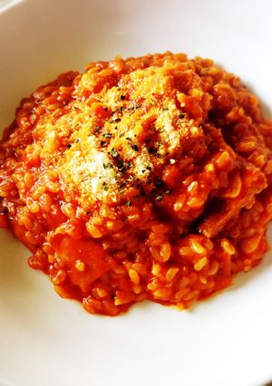 昨日の夕飯の残りもので作るトマトリゾット-レシピのメイン写真