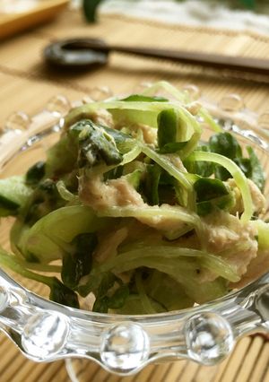 ツナと胡瓜と貝割れ✿ササッとサラダ-レシピのメイン写真