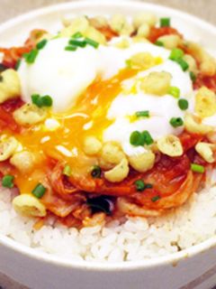 温玉キムチ丼-レシピのメイン写真