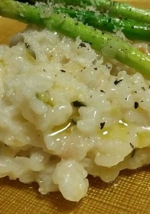 アスパラベーコンリゾット-レシピのメイン写真