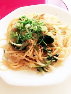 フライパンひとつでOK!簡単和風パスタ-レシピのメイン写真
