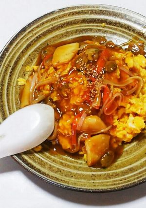 シーフード天津飯-レシピのメイン写真