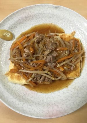 豆腐のピカタ～豚もやしあん-レシピのメイン写真
