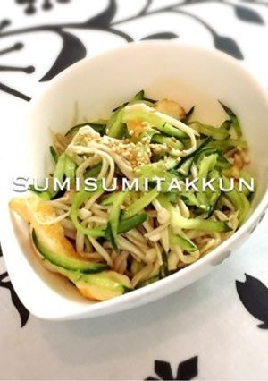 キュウリとえのきの和え物♪-レシピのメイン写真