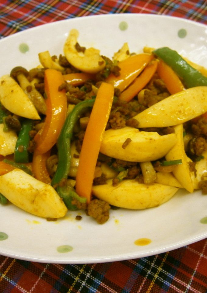 野菜とゆで玉子の炒めもの-レシピのメイン写真