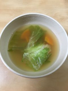レタスとにんじんのスープ-レシピのメイン写真