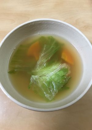レタスとにんじんのスープ-レシピのメイン写真