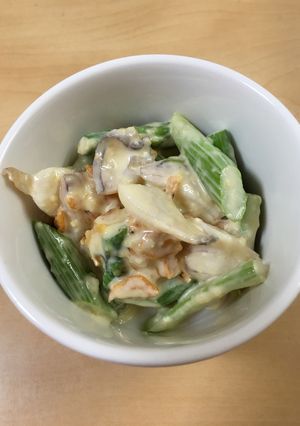 いかとアスパラの味噌マヨネーズ-レシピのメイン写真