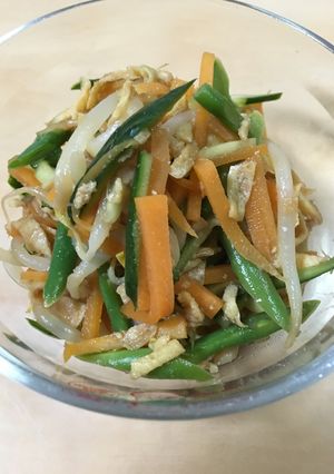 いろんな野菜を混ぜて～もやしのナムル風-レシピのメイン写真