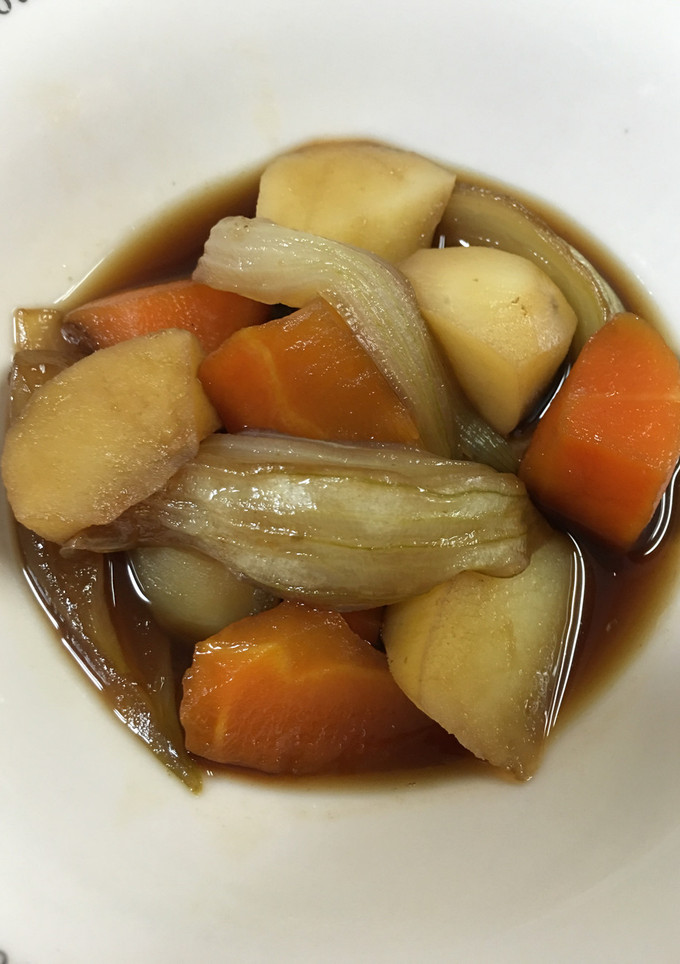 じゃがいもと玉ねぎとにんじんの煮物-レシピのメイン写真