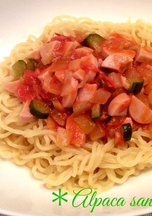 さっぱり☆冷製トマトラーメン-レシピのメイン写真