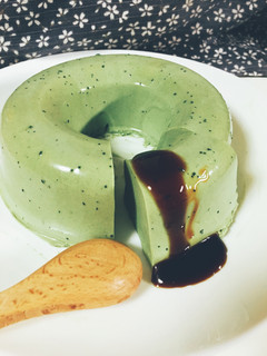 抹茶ババロア-レシピのメイン写真
