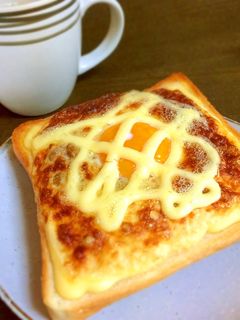 ☆ふわとろ納豆トースト☆-レシピのメイン写真