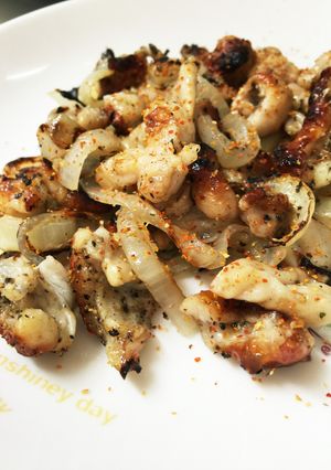 鶏皮のグリル〜ガーリックペッパー風味〜-レシピのメイン写真