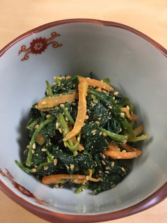 ほうれん草とにんじんのごま酢風味-レシピのメイン写真