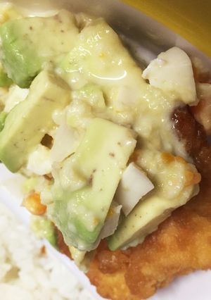 新玉ねぎとアボカドの食べれるタルタル-レシピのメイン写真