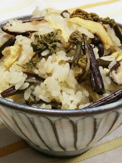 山菜♧わらびの炊き込みご飯♪-レシピのメイン写真