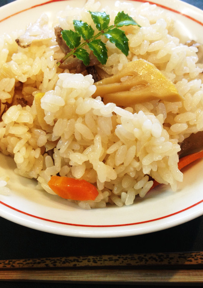 作り置き五目煮で、カンタン炊き込み御飯-レシピのメイン写真