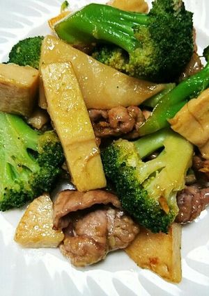 筍とブロッコリーのオイスターソース炒め-レシピのメイン写真