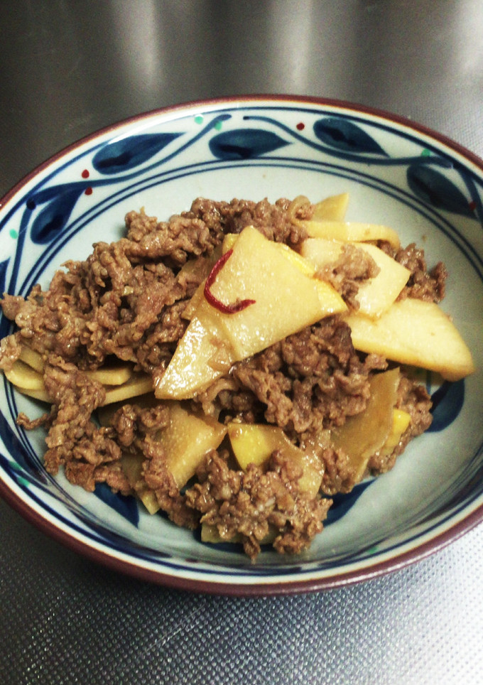 たけのこと、牛肉の佃煮風-レシピのメイン写真