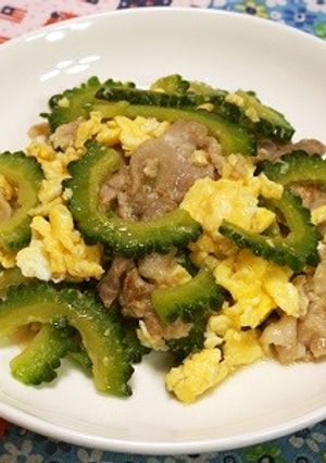 ゴーヤの塩豚玉チャンプルー-レシピのメイン写真