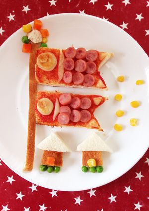 こどもの日☆ピザトースト風こいのぼり♪-レシピのメイン写真