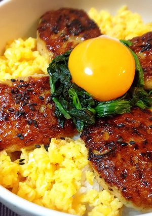 お弁当♬簡単♪甘辛タレの鶏つくね照り焼き-レシピのメイン写真