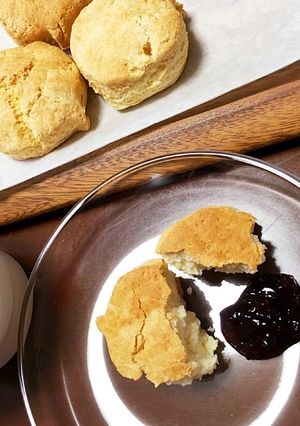 朝食にプレーンスコーン-レシピのメイン写真