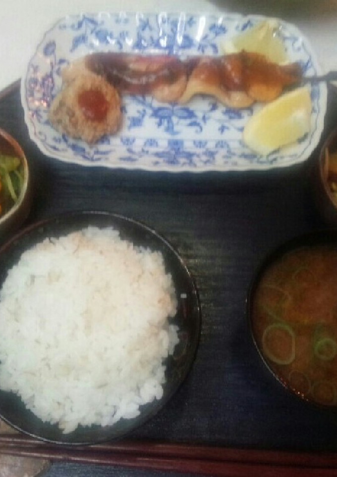 血管プラークダイエット食745（イカ串）-レシピのメイン写真