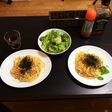 明太子バジルパスタ