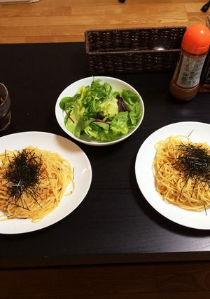 明太子バジルパスタ-レシピのメイン写真