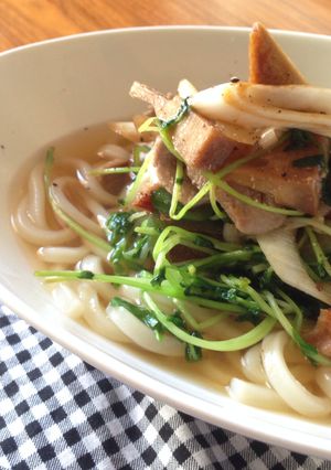 春野菜と豚肉のうどん-レシピのメイン写真