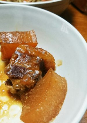 覚え書き用の味噌豚角煮-レシピのメイン写真