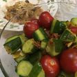 きゅうりとドライトマトのイタリアンサラダ