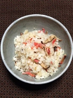 椎茸と桜エビの即席混ぜごはん-レシピのメイン写真