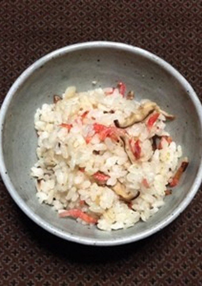 椎茸と桜エビの即席混ぜごはん-レシピのメイン写真