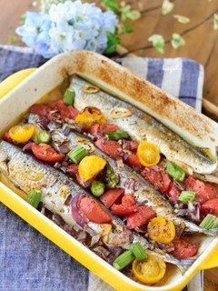 切って焼くだけ☆サンマのサルサグリル-レシピのメイン写真